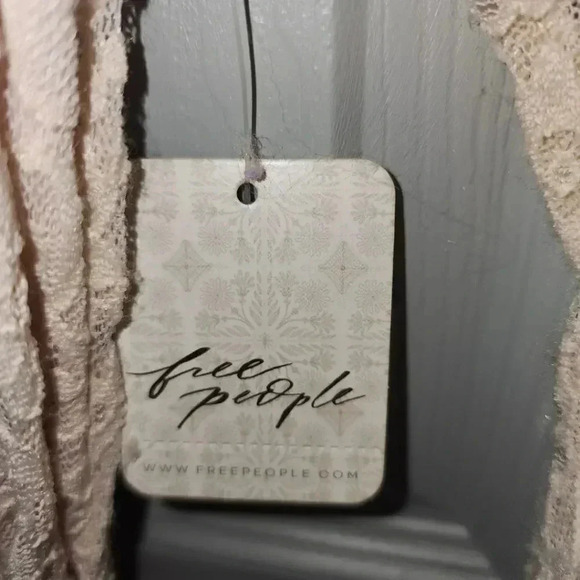 NWT Free People Pearl Lace Long Sleeve Romantic Date Night Mini Dress Women's XS - Picture 8 of 9